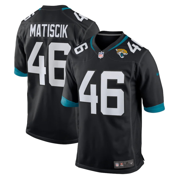 mens nike ross matiscik black jacksonville jaguars game jersey